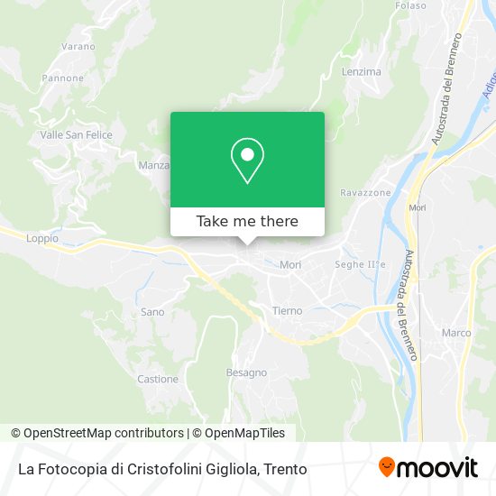 La Fotocopia di Cristofolini Gigliola map