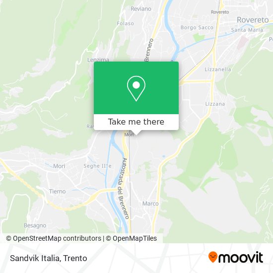 Sandvik Italia map