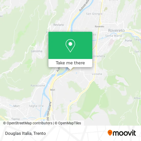 Douglas Italia map