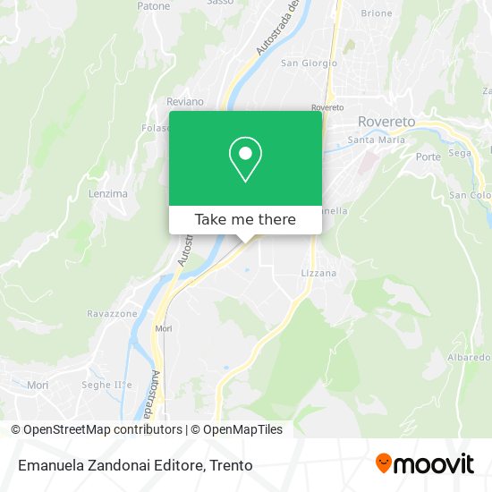 Emanuela Zandonai Editore map