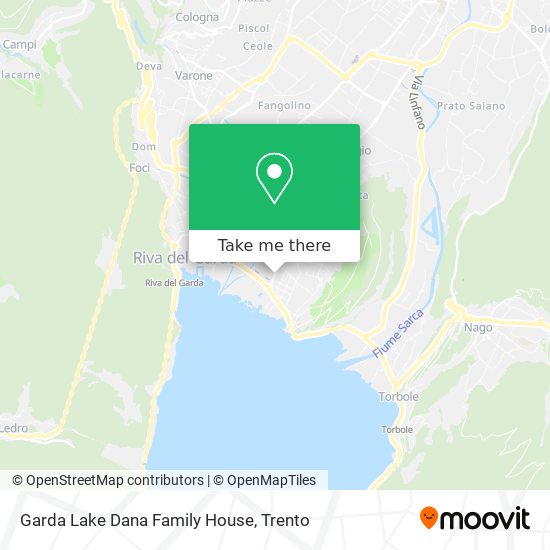 Garda Lake Dana Family House map