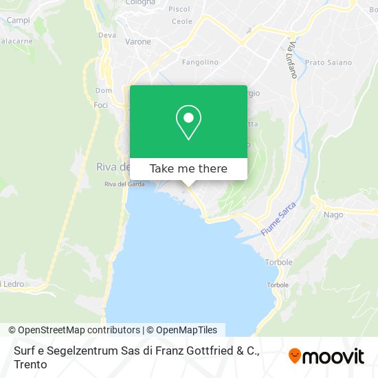 Surf e Segelzentrum Sas di Franz Gottfried & C. map