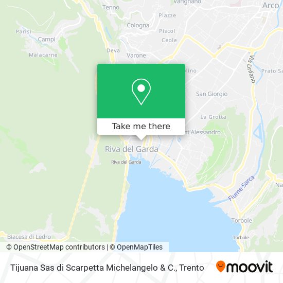 Tijuana Sas di Scarpetta Michelangelo & C. map