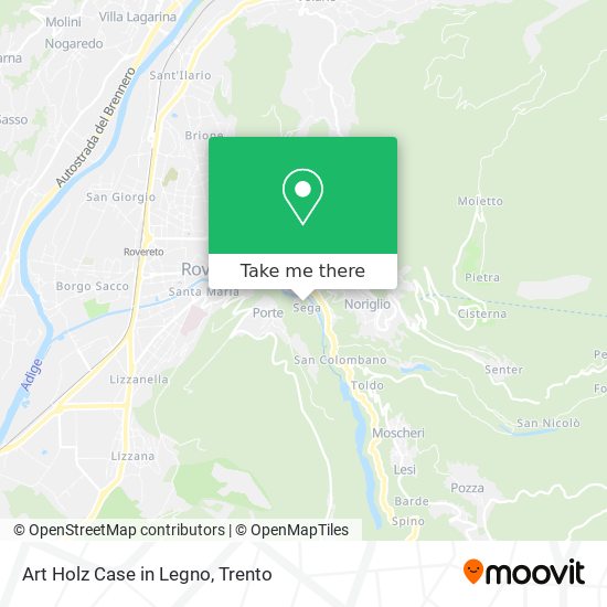 Art Holz Case in Legno map