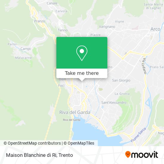 Maison Blanchine di Ri map