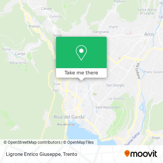Ligrone Enrico Giuseppe map