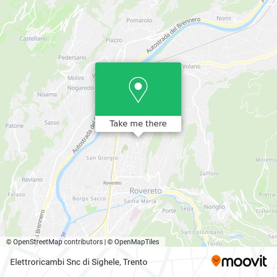 Elettroricambi Snc di Sighele map