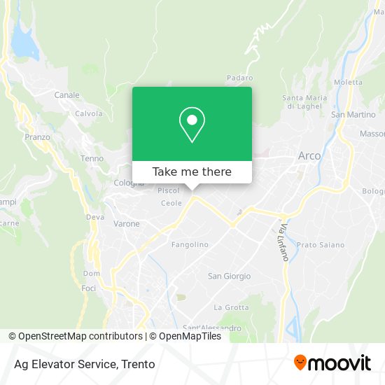 Ag Elevator Service map