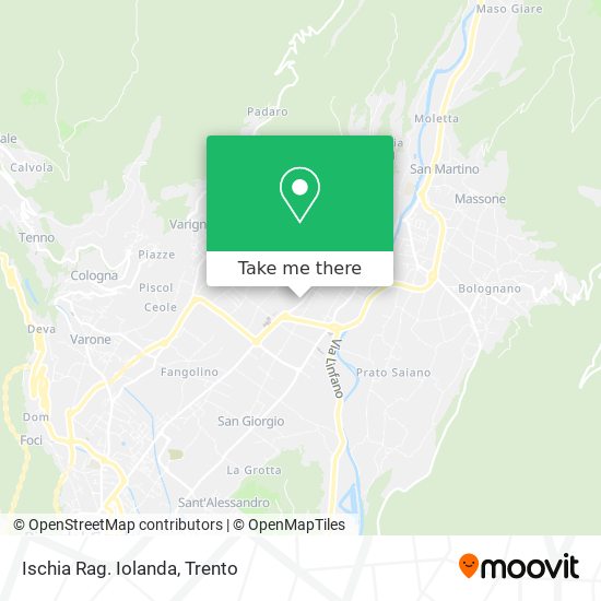 Ischia Rag. Iolanda map