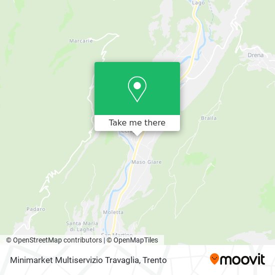 Minimarket Multiservizio Travaglia map