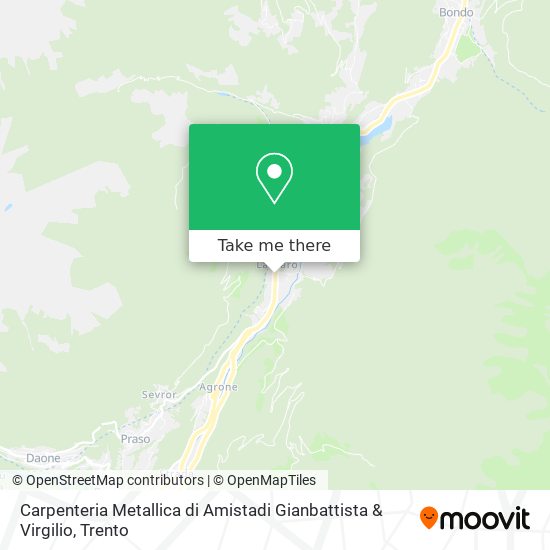 Carpenteria Metallica di Amistadi Gianbattista & Virgilio map