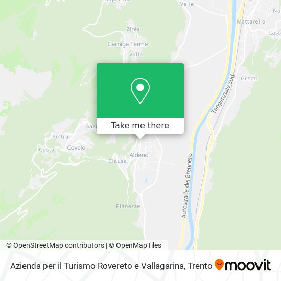 Azienda per il Turismo Rovereto e Vallagarina map