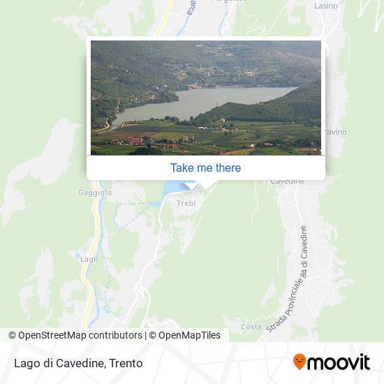 Lago di Cavedine map