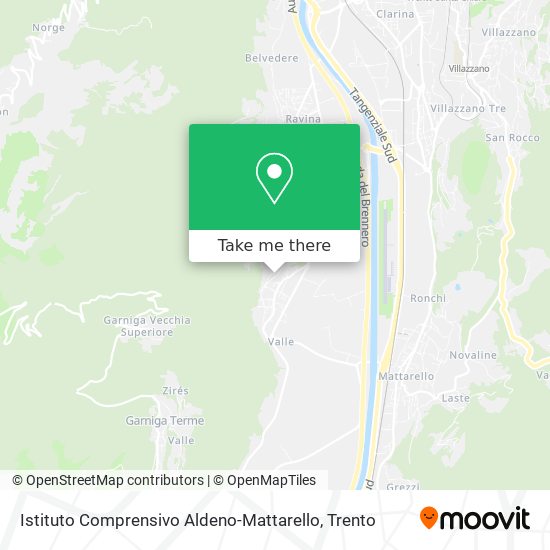 Istituto Comprensivo Aldeno-Mattarello map