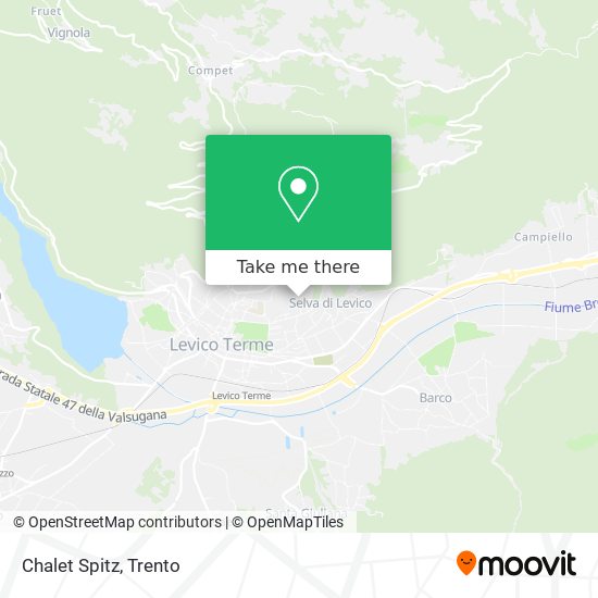 Chalet Spitz map