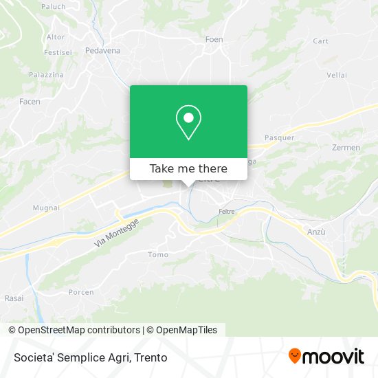 Societa' Semplice Agri map