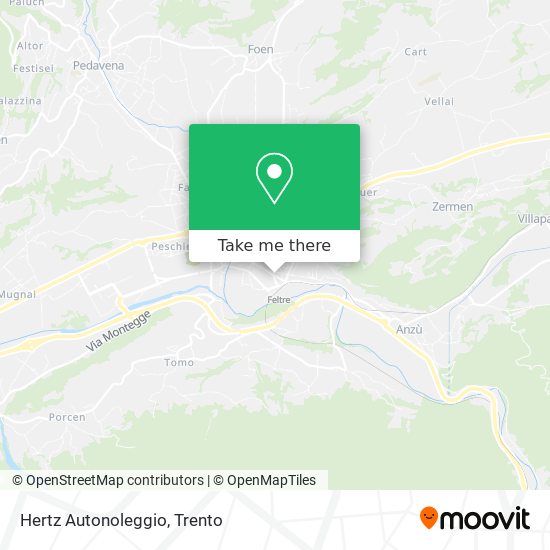 Hertz Autonoleggio map