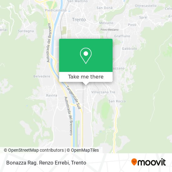 Bonazza Rag. Renzo Errebi map