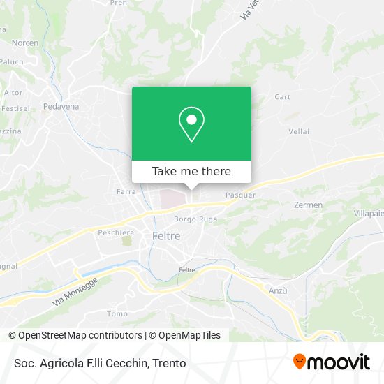 Soc. Agricola F.lli Cecchin map