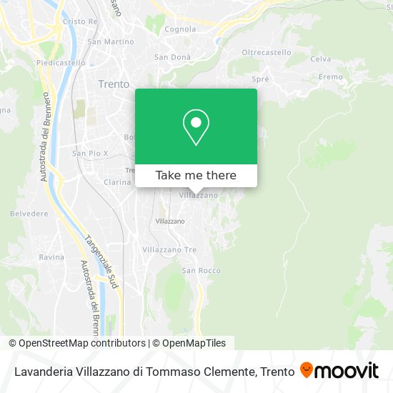 Lavanderia Villazzano di Tommaso Clemente map