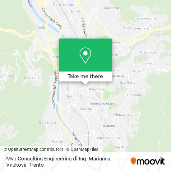 Mvp Consulting Engineering di Ing. Marianna Vnukovà map