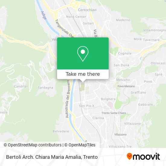 Bertoli Arch. Chiara Maria Amalia map