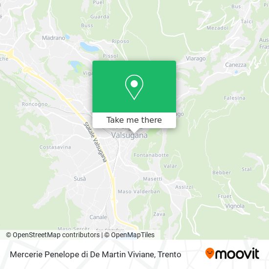 Mercerie Penelope di De Martin Viviane map