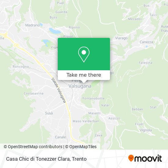 Casa Chic di Tonezzer Clara map