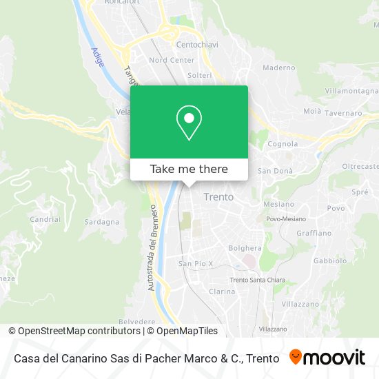 Casa del Canarino Sas di Pacher Marco & C. map
