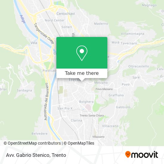 Avv. Gabrio Stenico map