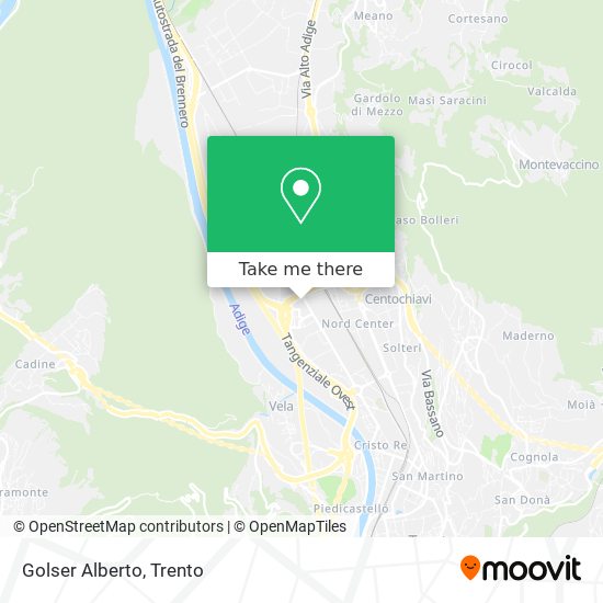 Golser Alberto map