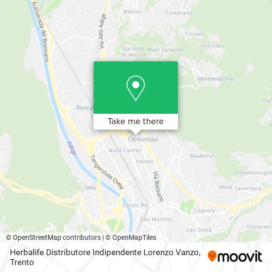 Herbalife Distributore Indipendente Lorenzo Vanzo map