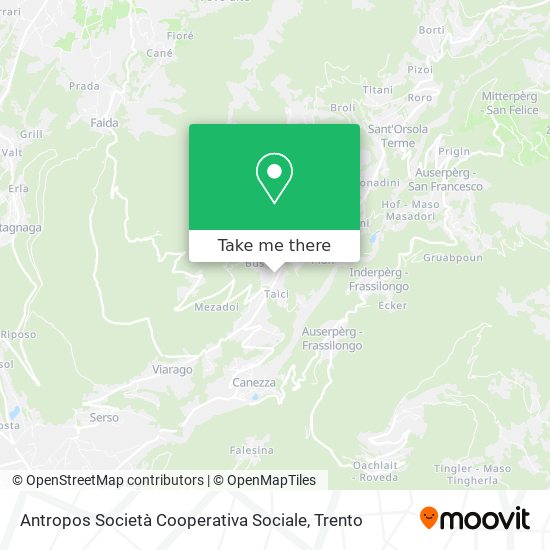 Antropos Società Cooperativa Sociale map