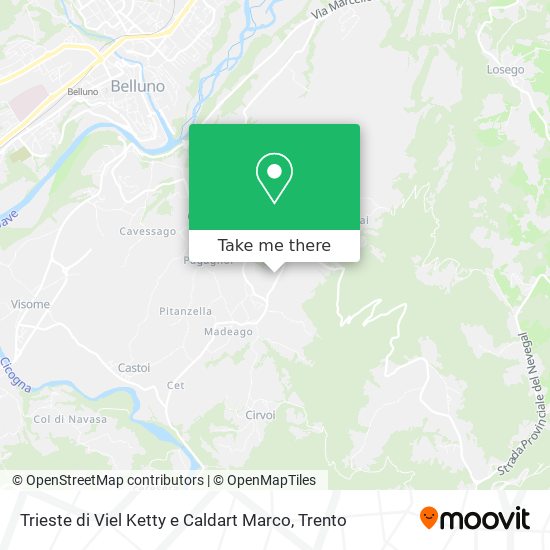 Trieste di Viel Ketty e Caldart Marco map