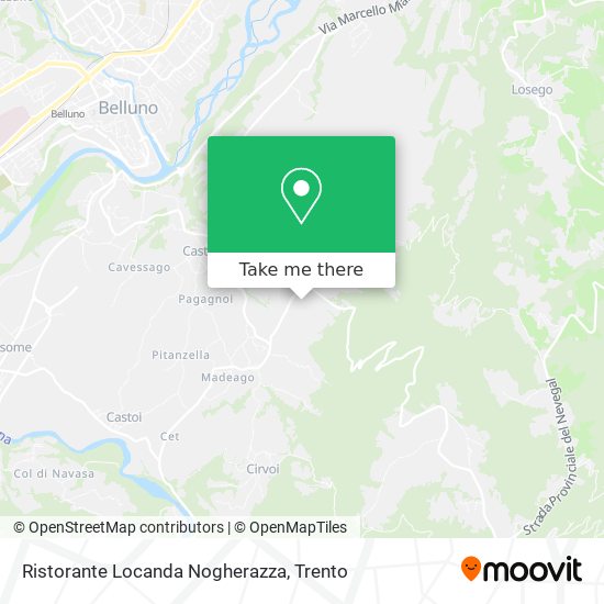 Ristorante Locanda Nogherazza map