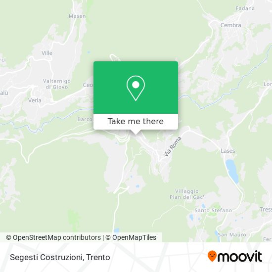 Segesti Costruzioni map