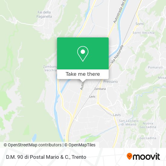 D.M. 90 di Postal Mario & C. map