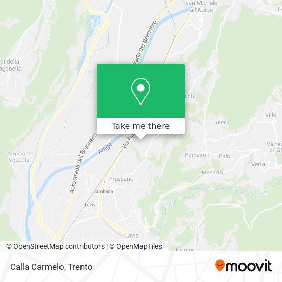 Callà Carmelo map