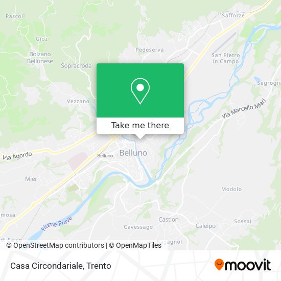 Casa Circondariale map