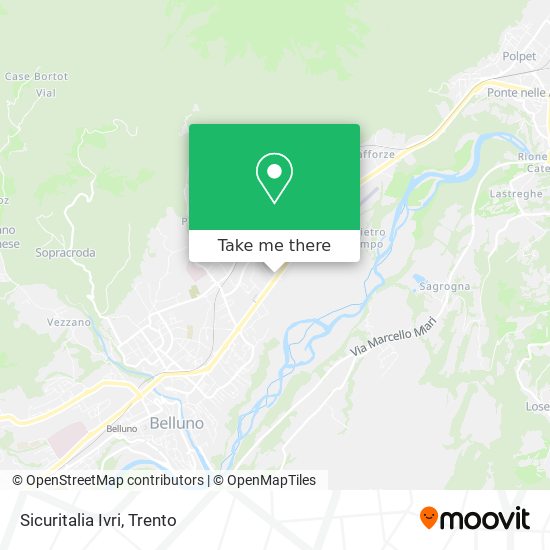 Sicuritalia Ivri map