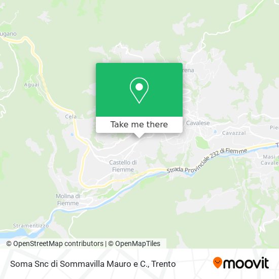 Soma Snc di Sommavilla Mauro e C. map