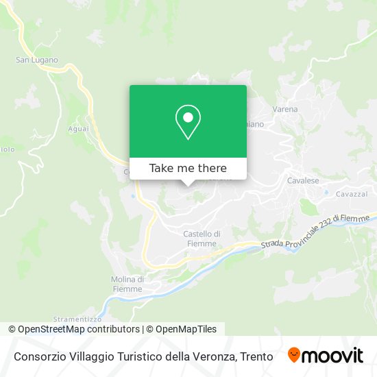 Consorzio Villaggio Turistico della Veronza map