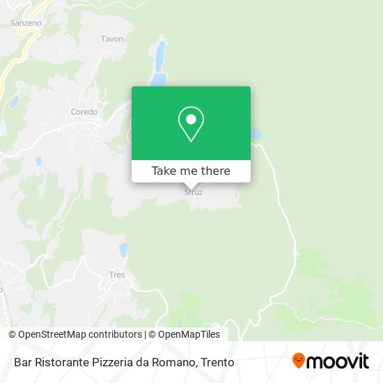 Bar Ristorante Pizzeria da Romano map