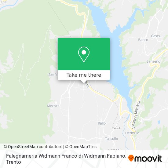Falegnameria Widmann Franco di Widmann Fabiano map