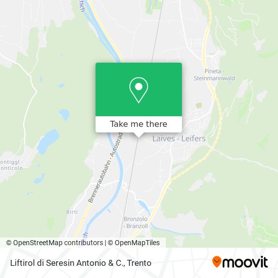 Liftirol di Seresin Antonio & C. map