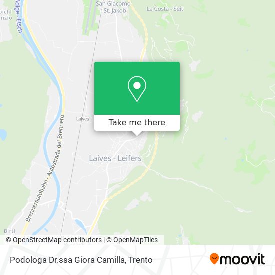 Podologa Dr.ssa Giora Camilla map