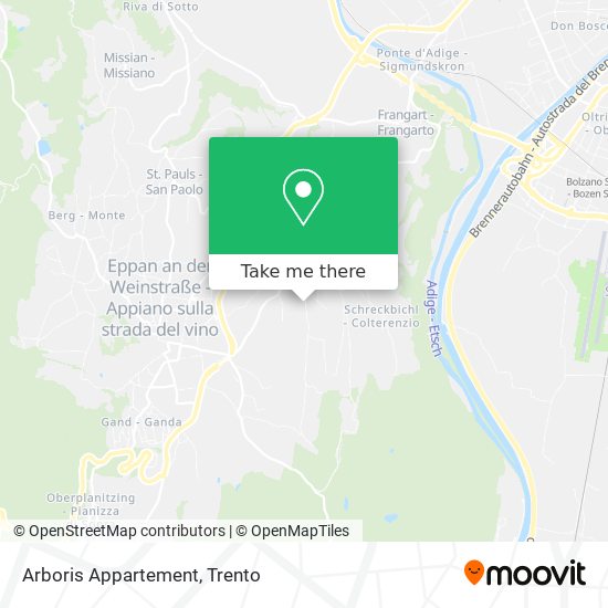 Arboris Appartement map