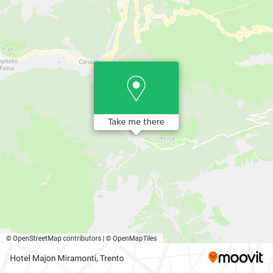 Hotel Majon Miramonti map