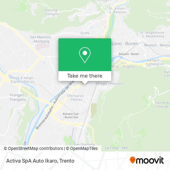 Activa SpA Auto Ikaro map