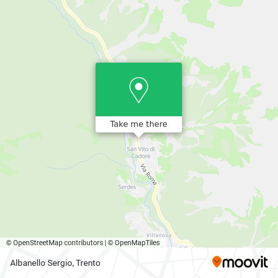Albanello Sergio map